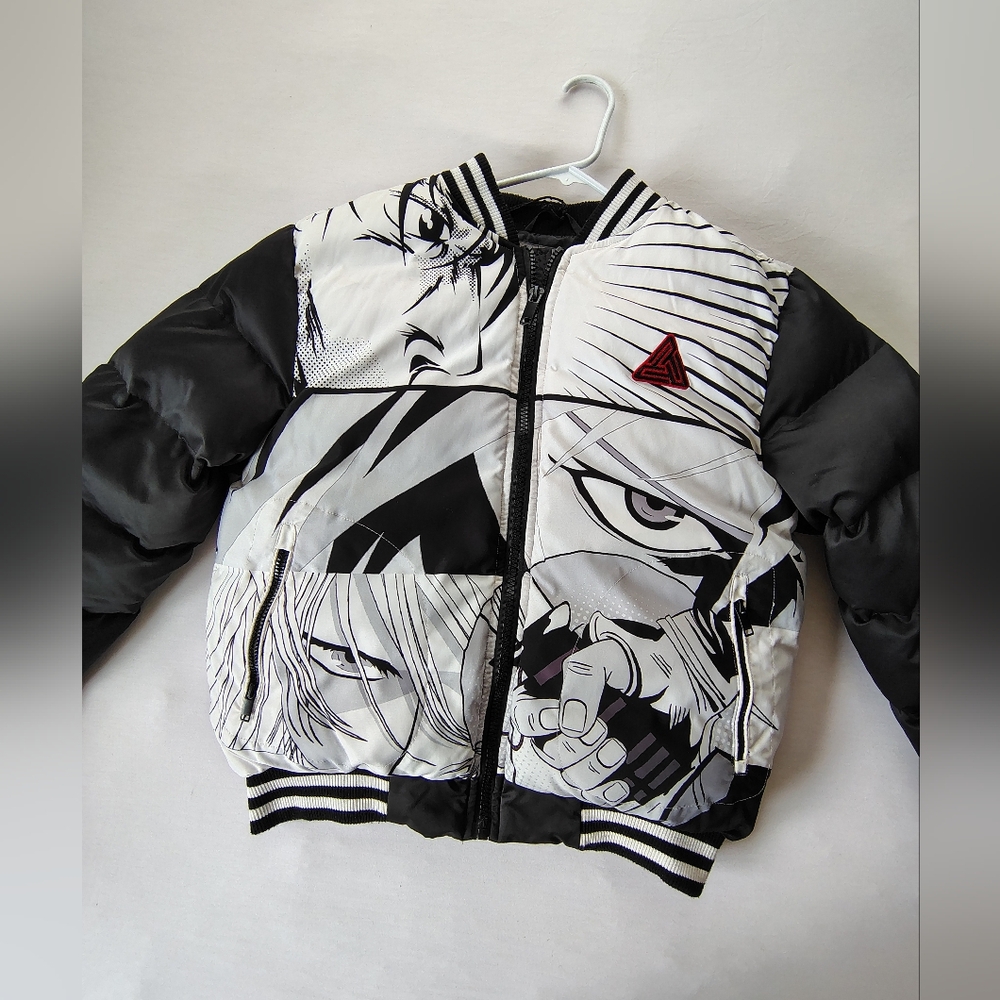 Black Pyramid Arctic Expedition Puffer Jacket Black And Grey  Size L